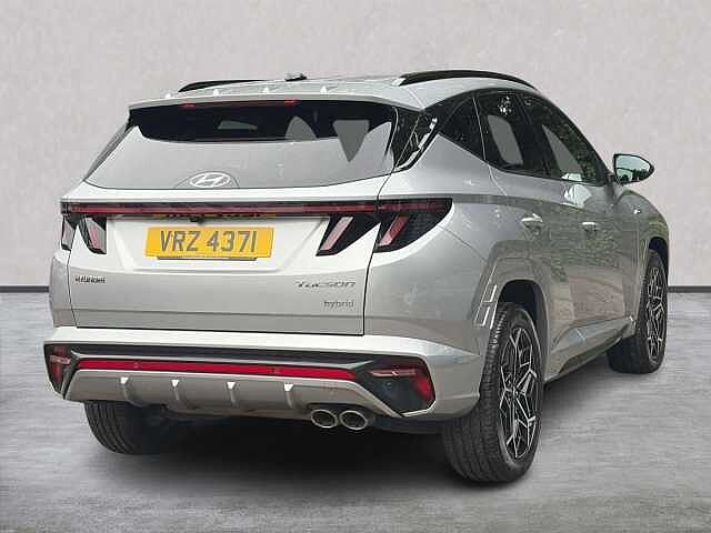 Hyundai TUCSON 1.6 H T-Gdi N Line Suv 5Dr Petrol Hybrid Auto Euro 6 (S/S) (230 Ps) Shimmering Silver